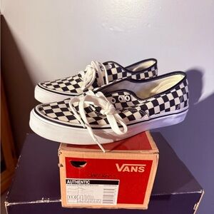 Checkered vans
